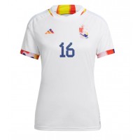 Dámy Fotbalový dres Belgie Thorgan Hazard #16 MS 2022 Venkovní Krátký Rukáv